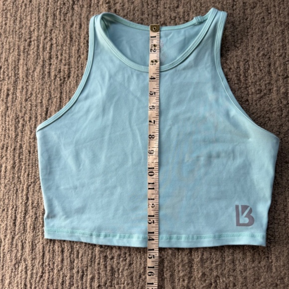 BuffBunny Teal Cropped Tank - Picture 6 of 8